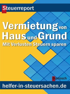 cover image of Vermietung von Haus und Grund
